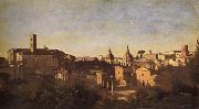 Corot Camille The forum of the garden farnes